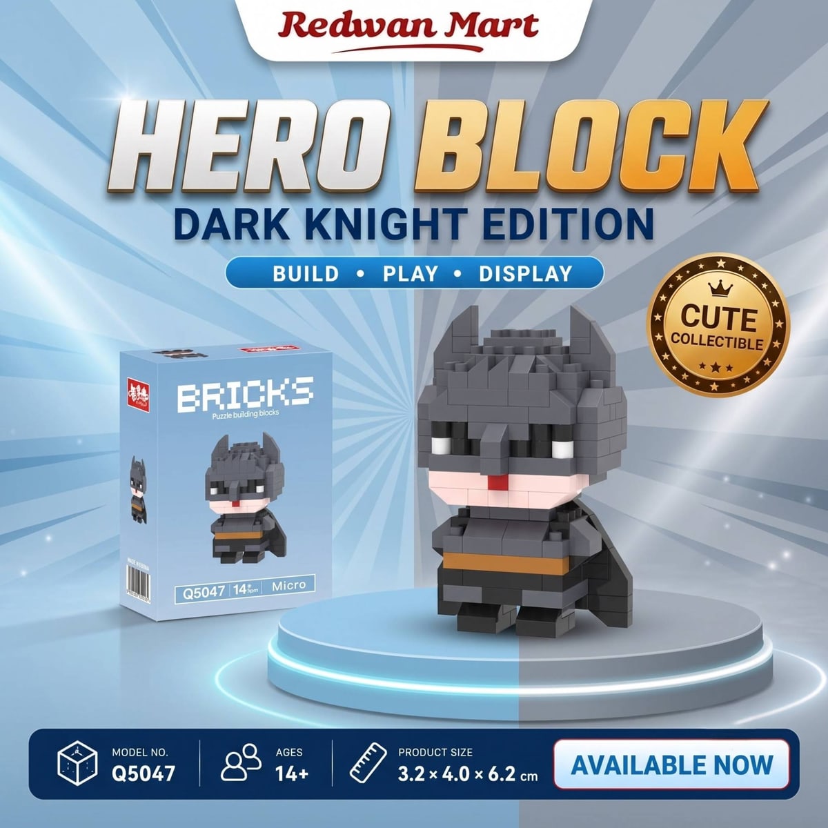 Hero Block — Dark Knight Edition — model Q5047